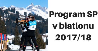 Program SP v biatlonu 2017/18